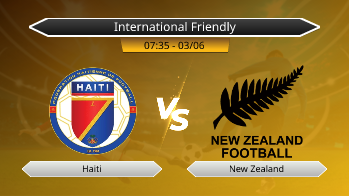 International Friendly - Haiti vs New Zealand