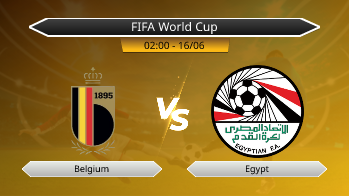FIFA World Cup - Belgium vs Egypt